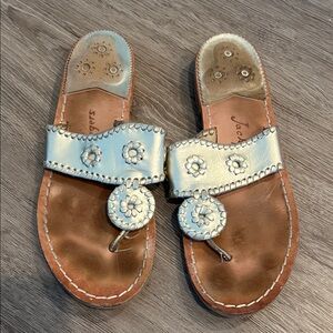 Jack Rogers Leather Flat Sandal